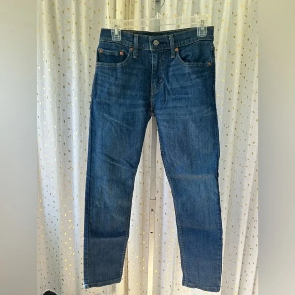 Levi's 512 Men's Slim Tapered Leg Fit Dark Wash Denim Jeans W28 L30
